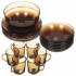 Столовый сервиз Glass Ink Basilico, 6 персон, 19 предм