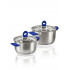 Regent inox / Набор из 2-х кастрюль Linea Azzuro 2,4 и 4,5л.