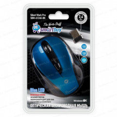 Мышь беспроводная SmartBuy Silent Work Pro SBM-612AG-BK (USB)