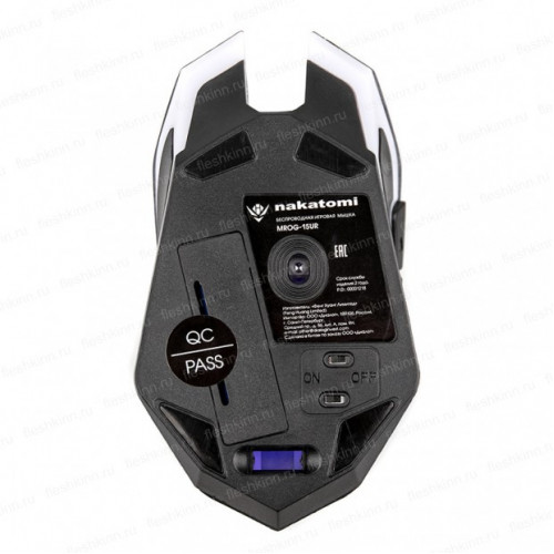Мышь беспроводная Nakatomi MROG-15UR игровая (USB)