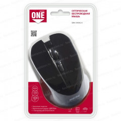 Мышь беспроводная SmartBuy ONE SBM-340AG-K, чёрный (USB)