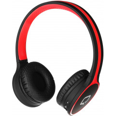 Наушники Qumo Accord 3 (BT-0020) Черно-красный, накладная, Bluetooth 4.2, 300 мА-ч, до 6х часов в ре