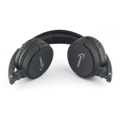 Гарнитура стерео беспров. Gembird BHS-100, чёрный, Bluetooth v.5.0