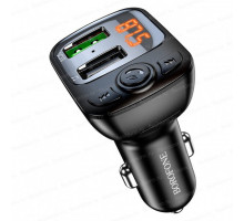FM-модулятор Borofone BC41 (BT, microSD, 2xUSB)