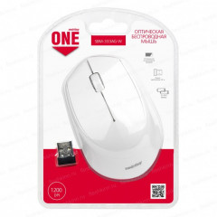 Мышь беспроводная SmartBuy ONE SBM-333AG-W (USB)