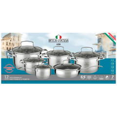 Набор посуды Bella Cucina 2032-BC 12пр