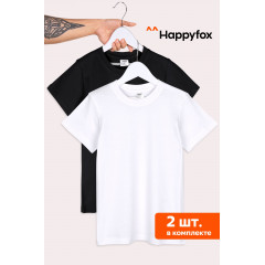 Мужская базовая футболка из хлопка 2 шт. Happyfox