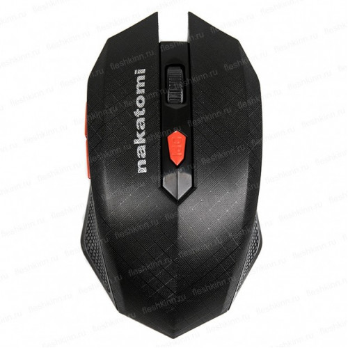Мышь беспроводная Nakatomi MRON-08UBT, чёрный (BT, USB)