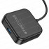 USB Хаб Hoco HB31 Type-C, 1xUSB3.0+3xUSB2.0, чёрный