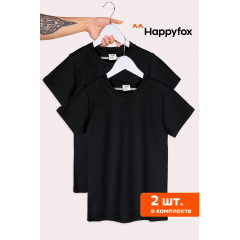 Мужская базовая футболка из хлопка 2 шт. Happyfox