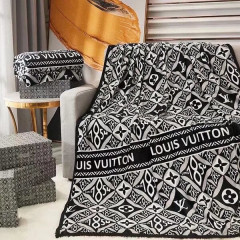 Louis Vuitton Плед , Полиэфирное волокно, 200 см х 130 см